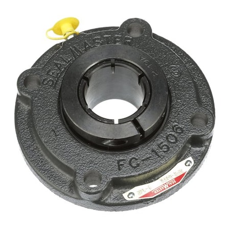 Regal Beloit Flange Block Bearing; 4 Bolt Round Flange Cartridge; 1-1/2 in. Bore; 4.4 in. Bolt Circle Diameter SFC-24TC